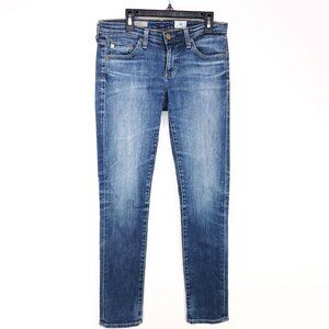 Adriano Goldschmied The Stilt Cigarette Leg Jeans Womens 26R Blue Low Rise USA